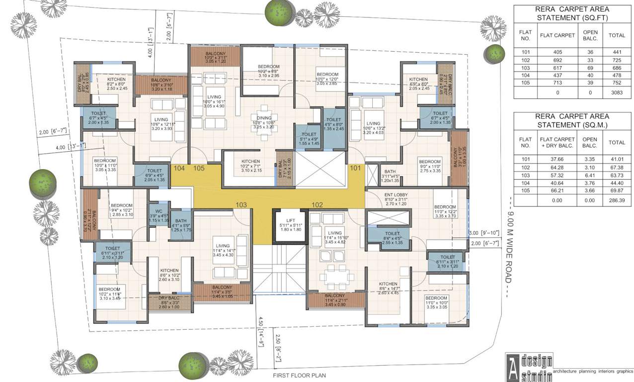  manisha park Manisha Park Cluster Plan for 1st Floor
