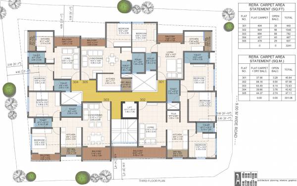  manisha-park Manisha Park Cluster Plan for 3rd Floor