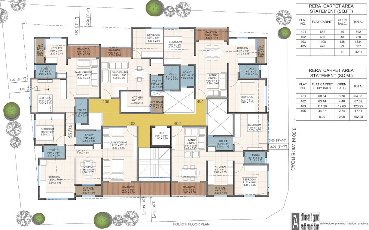 manisha park Manisha Park Cluster Plan for 4th Floor