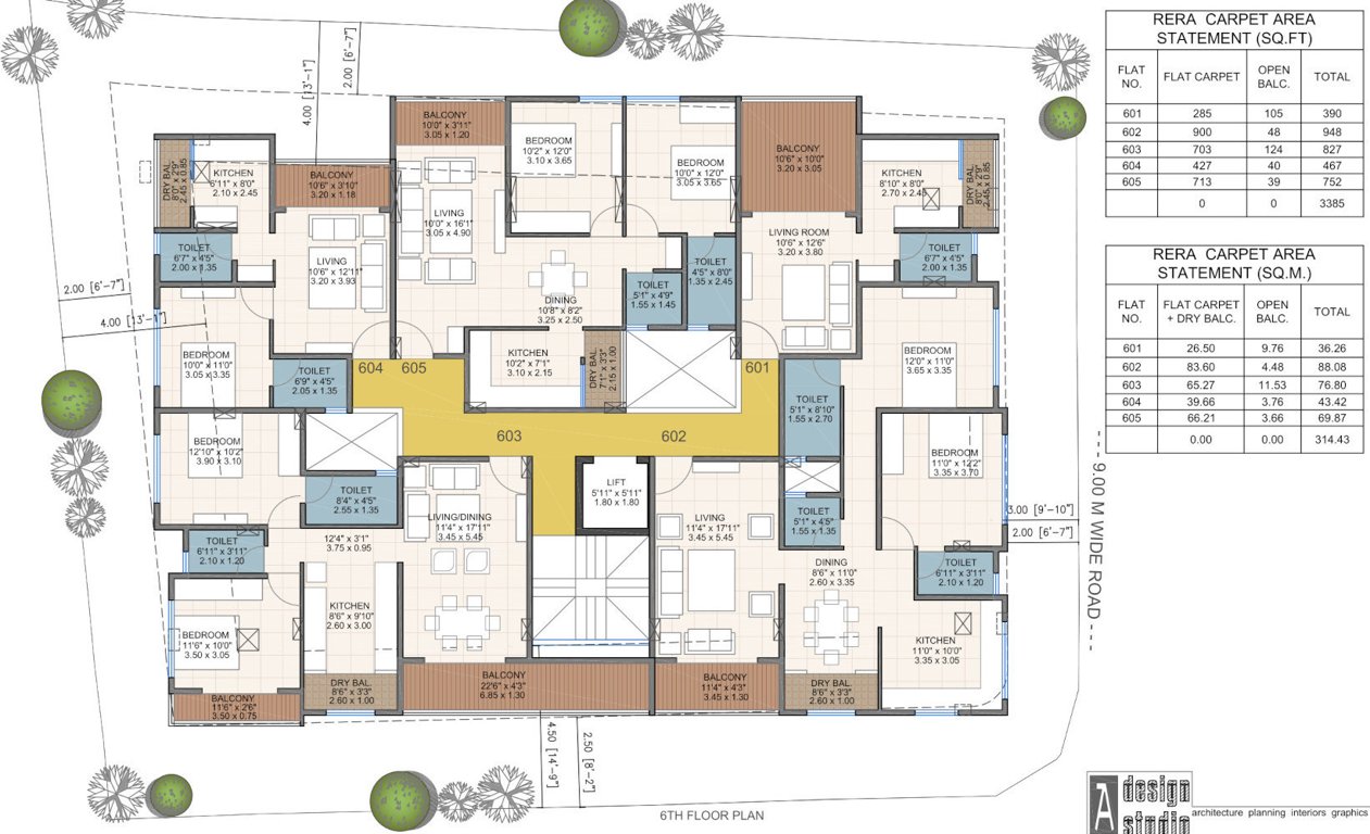  manisha park Manisha Park Cluster Plan for 6th Floor