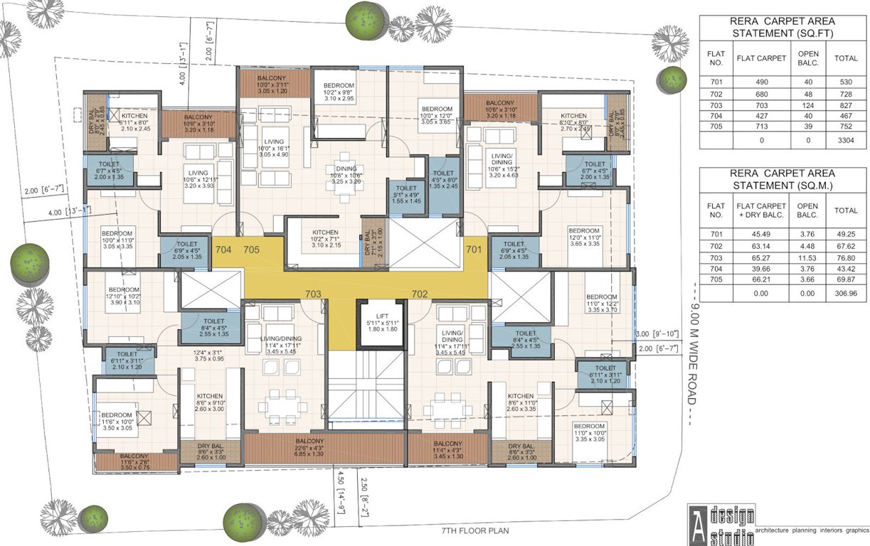  manisha park Manisha Park Cluster Plan for 7th Floor