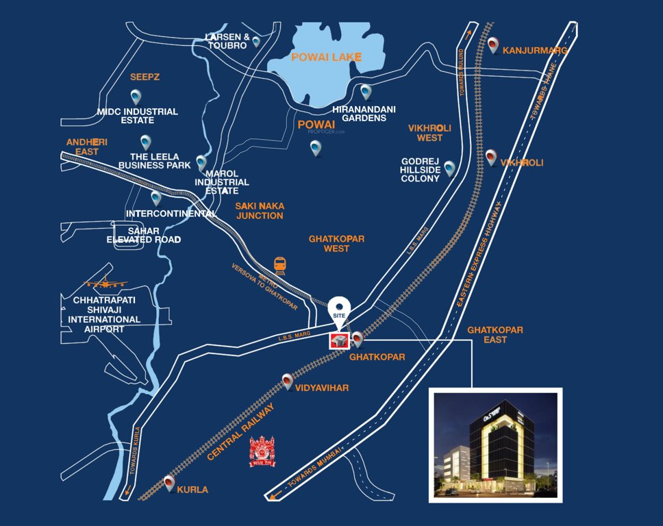  o and s business suites Location Plan