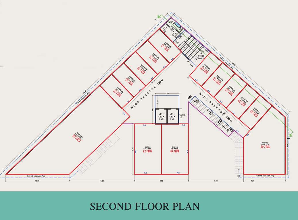  earth plaza 1 Cluster Plan For 2nd Floor