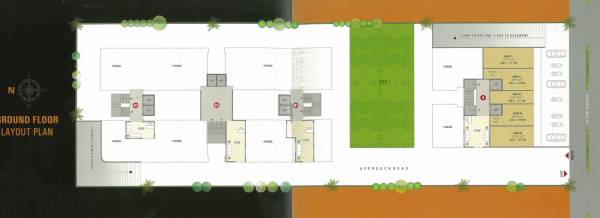  savani-prayosha-home Wing A Ground Floor Cluster Plan