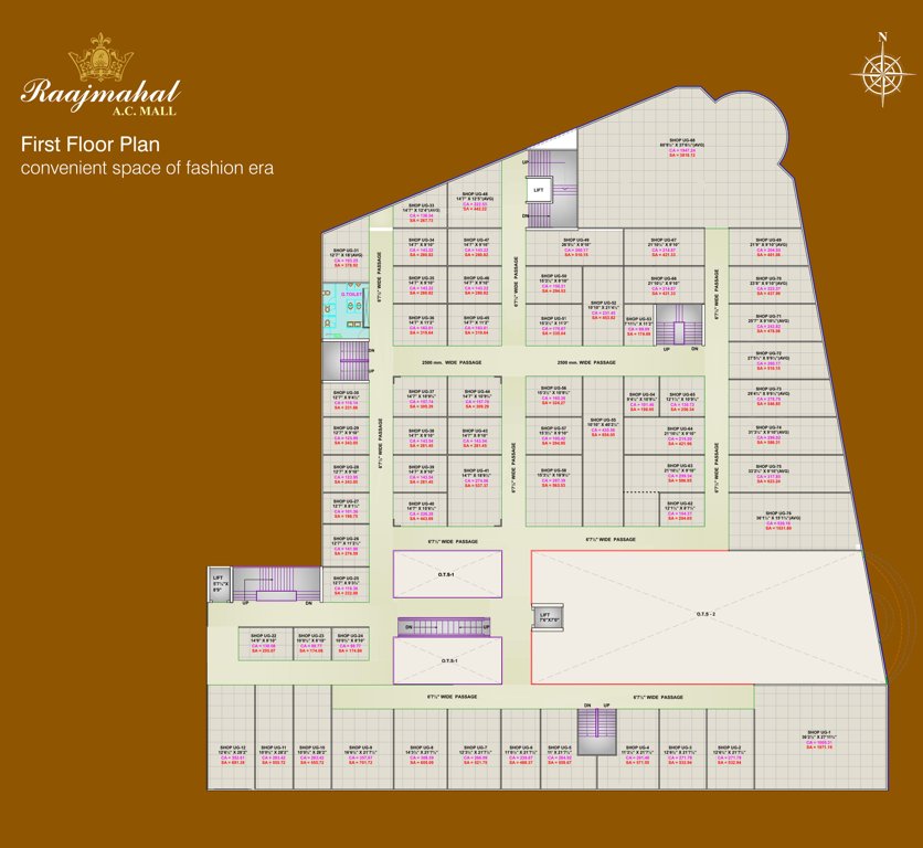  ac mall AC Mall Cluster Plan for 1st Floor