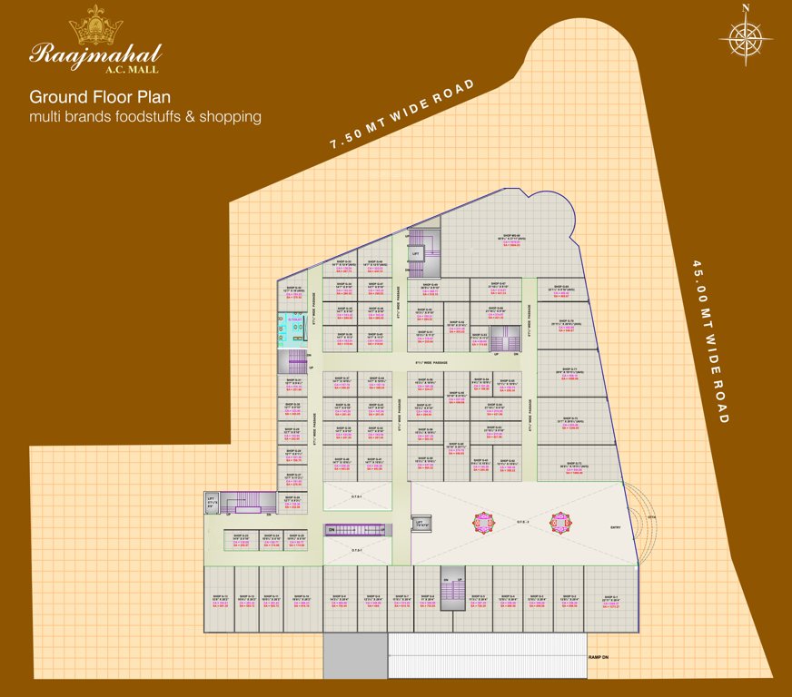  ac mall AC Mall Cluster Plan for ground Floor