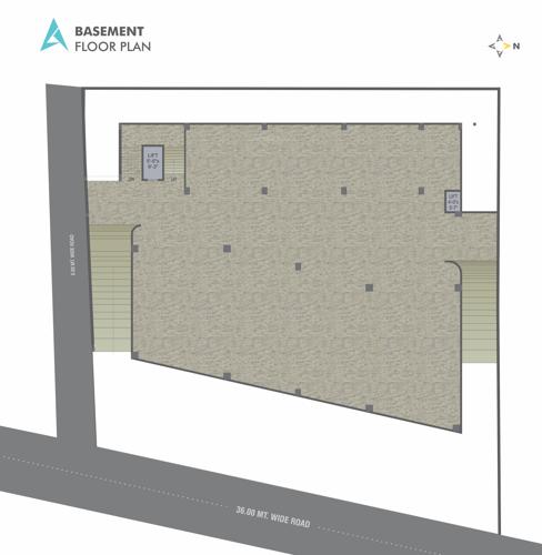  safal-arise Safal Arise Basement Floor Cluster Plan