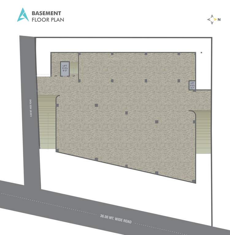 safal arise Safal Arise Basement Floor Cluster Plan