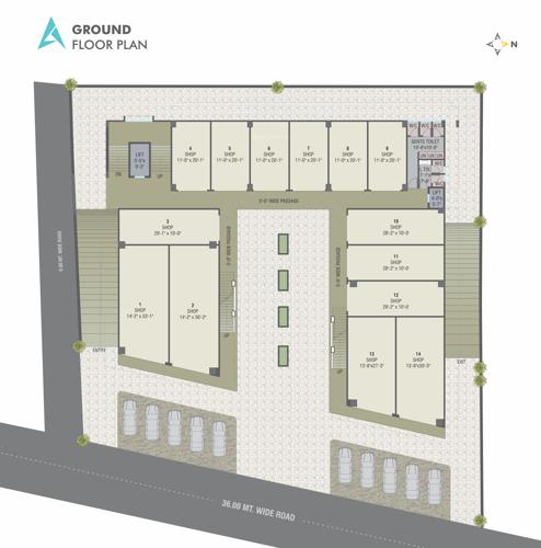  safal-arise Safal Arise Ground Floor Cluster Plan