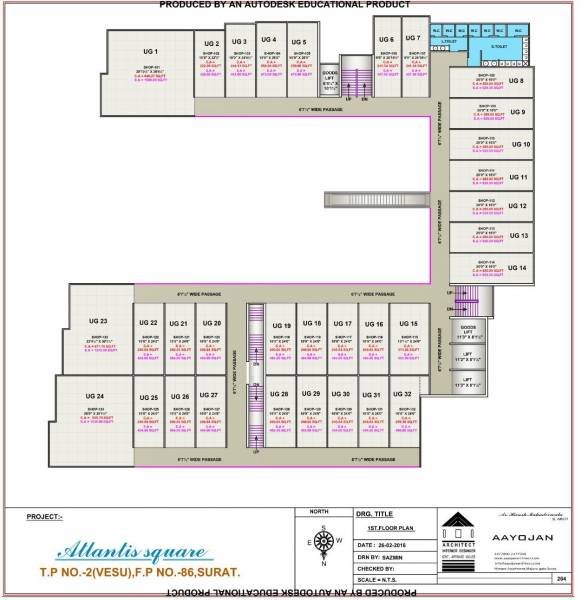 Atlantis Square Cluster Plan for 1st Floor atlantis-square Atlantis Square Cluster Plan for 1st Floor