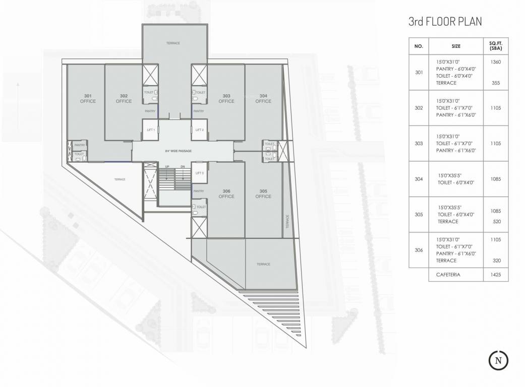 orbit 1 Orbit 1 Cluster Plan for 3rd Floor