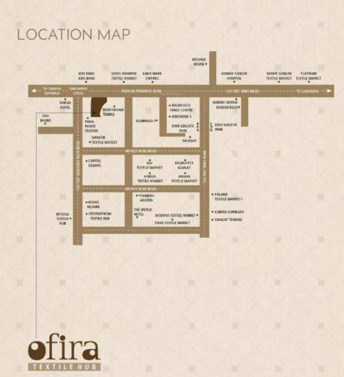  ofira textile hub Location Plan