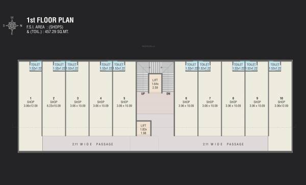  serene-centrum Serene Centrum Cluster Plan for 1st Floor