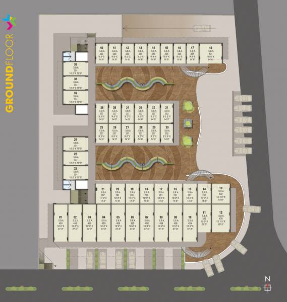  comfort Block 1 Cluster Plan For Ground Floor