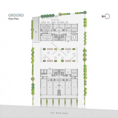  atria Building A And Building B Cluster Plan for ground Floor