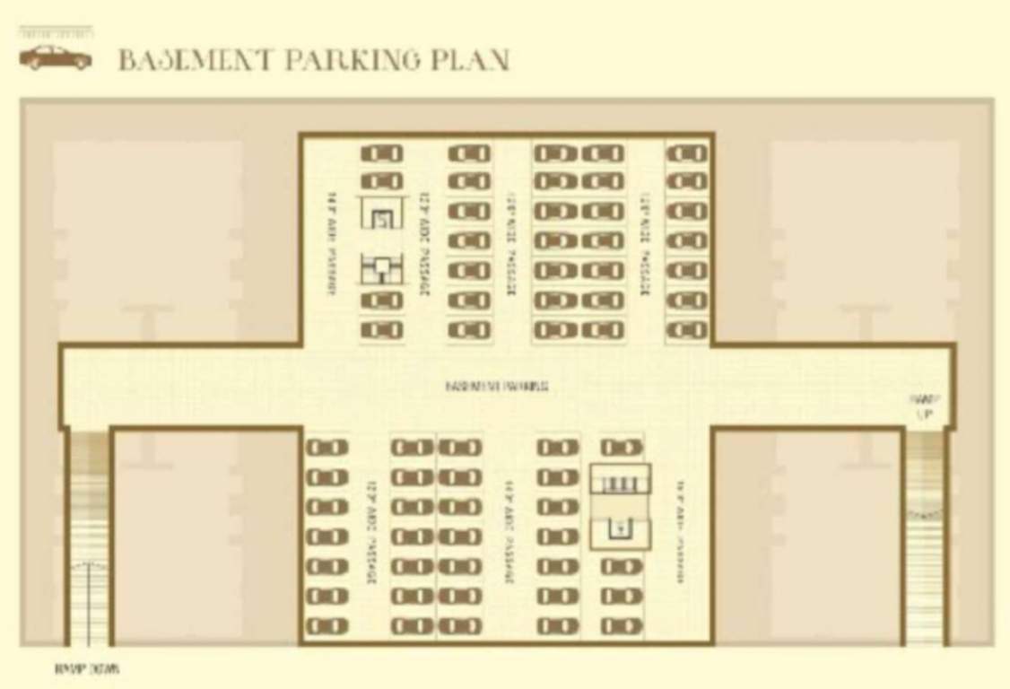  stadium plaza and residency  Commercial Basement 2 Cluster Plan