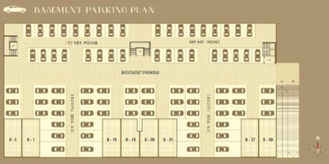  stadium plaza and residency  Commercial Basement Cluster Plan
