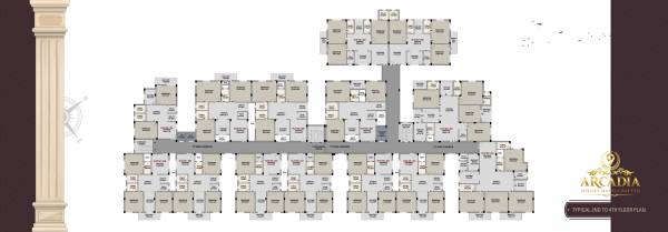 9 Arcadia Cluster Plan from 2nd to 4th Floor 9-arcadia 9 Arcadia Cluster Plan from 2nd to 4th Floor