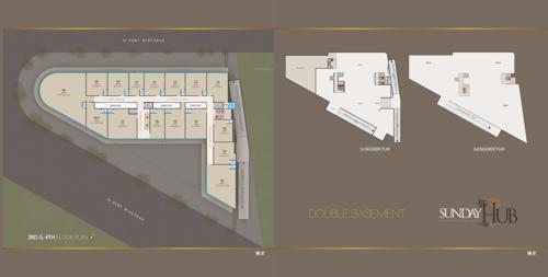  sunday-hub Sunday Hub Cluster Plan from 3rd to 4th Floor