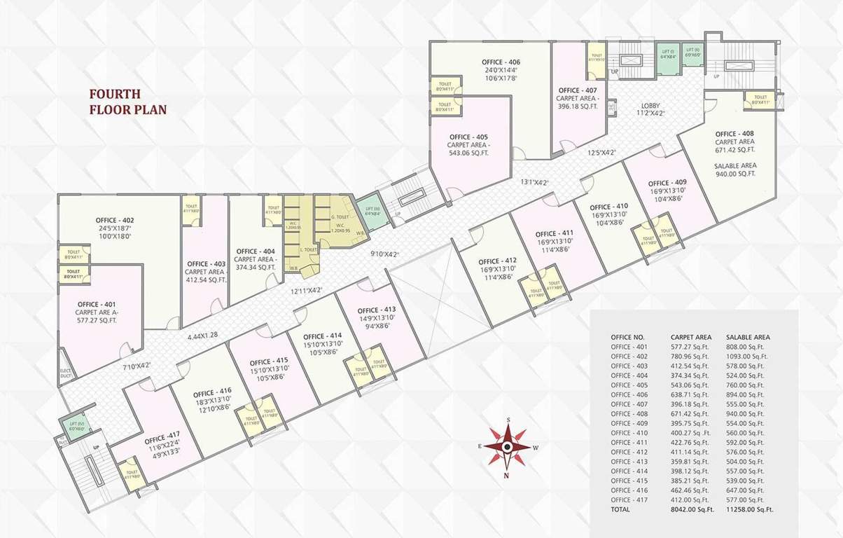  mall GK Mall Cluster Plan for 4th Floor