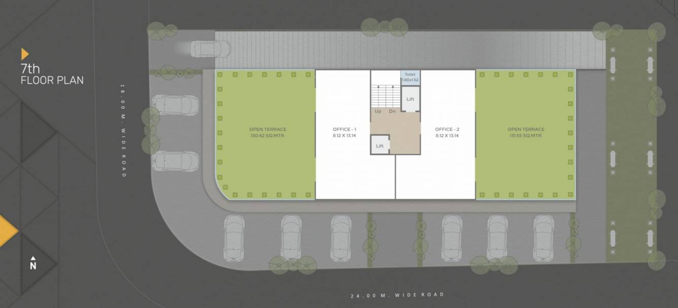 sahyog space A Cluster Plan For 7th Floor