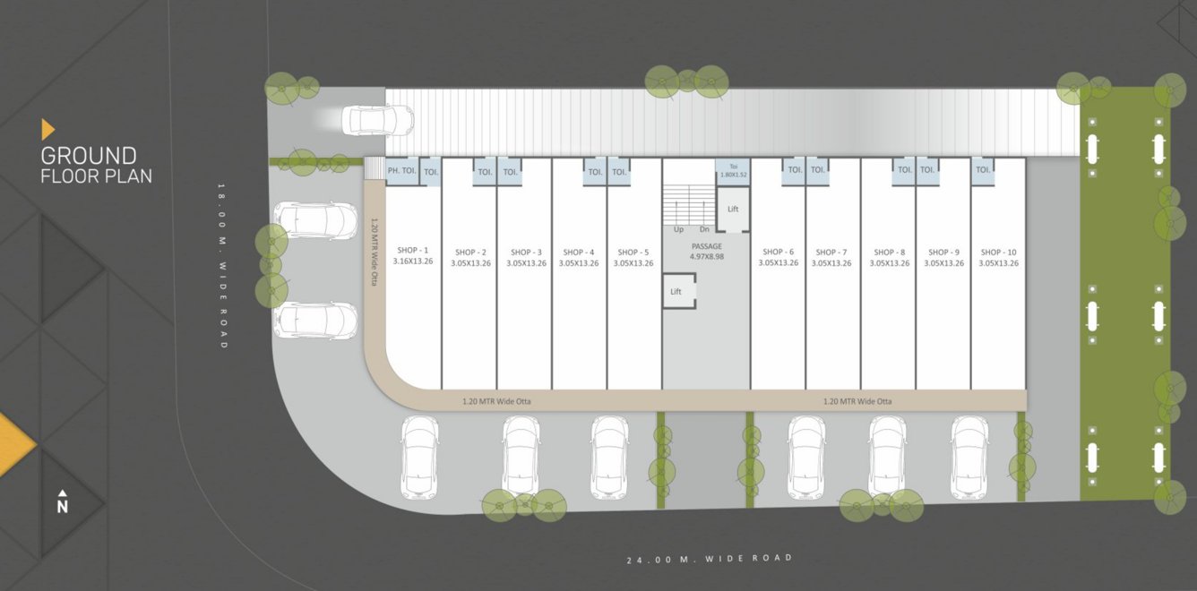sahyog space A Cluster Plan For Ground Floor