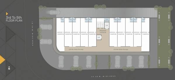  sahyog-space A Cluster Plan From 3rd To 5th Floor