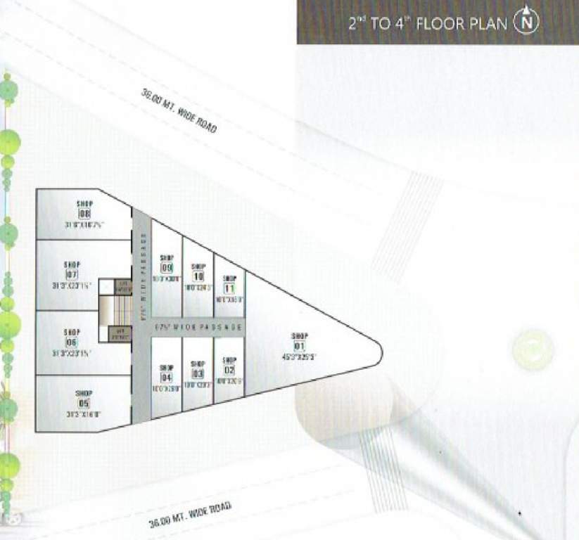elita square Elita Square Cluster Plan From 2nd To 4th Floor