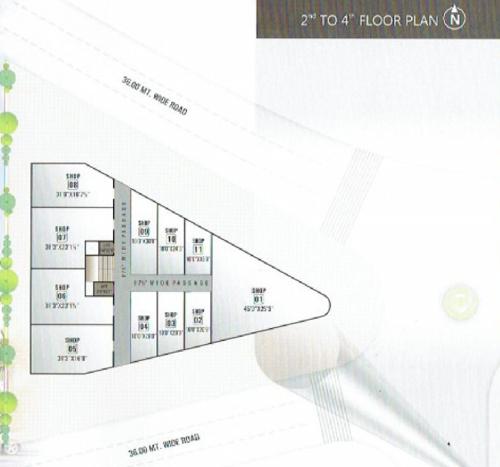 Elita Square Cluster Plan From 2nd To 4th Floor elita-square Elita Square Cluster Plan From 2nd To 4th Floor