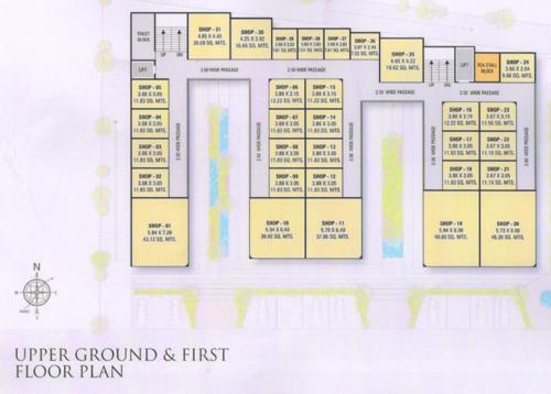  anaya-business-center 1 Cluster Plan For 1st Floor