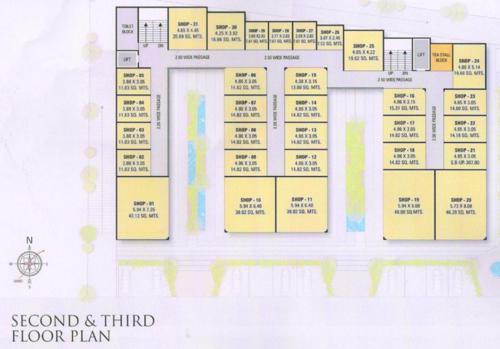  anaya-business-center 1 Cluster Plan For 2nd & 3rd Floor