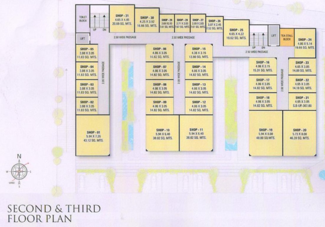  anaya business center 1 Cluster Plan For 2nd & 3rd Floor