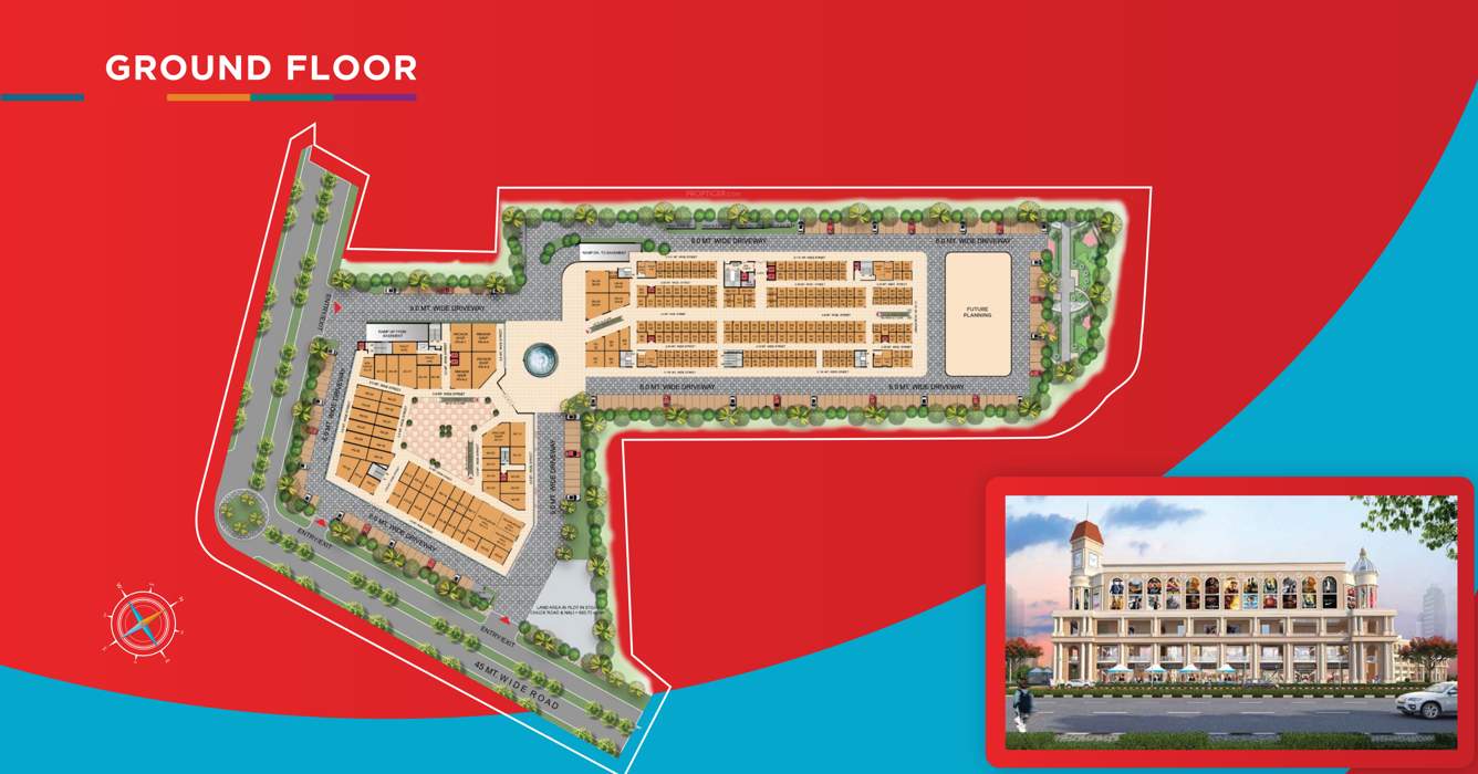  city center phase 2 Himalaya City Center Phase 2 Ground Floor Cluster Plan