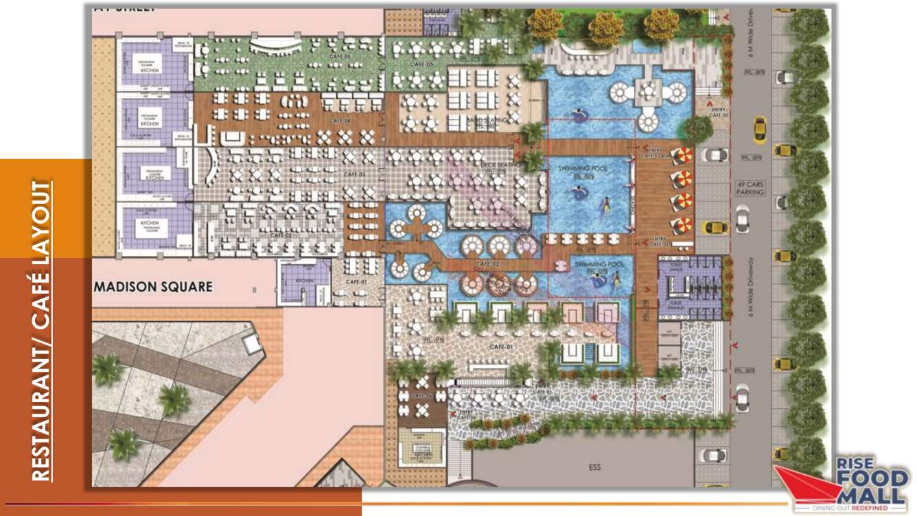  rise square palm street madison square broadway street Layout Plan