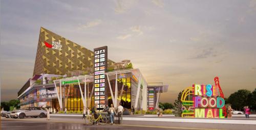 Elevation rise-square-palm-street-madison-square-broadway-street Elevation