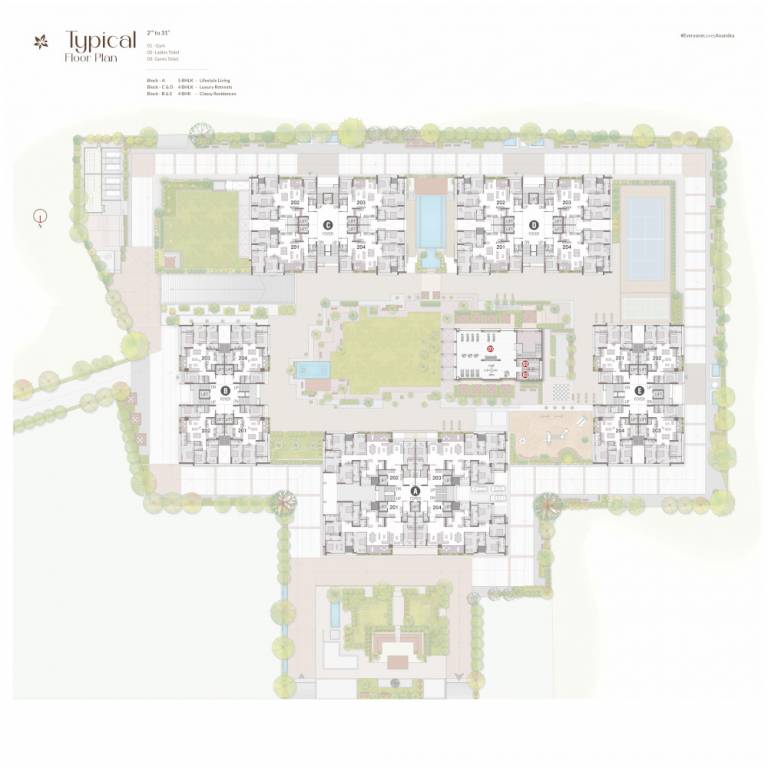  anamika high point Layout Plan