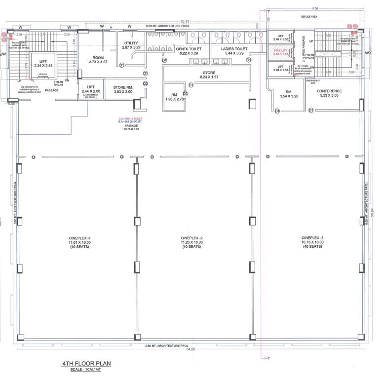  zircon arena A Cluster Plan For 4th Floor