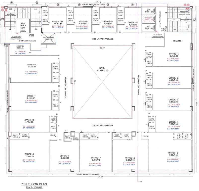  zircon arena A Cluster Plan For 7th Floor