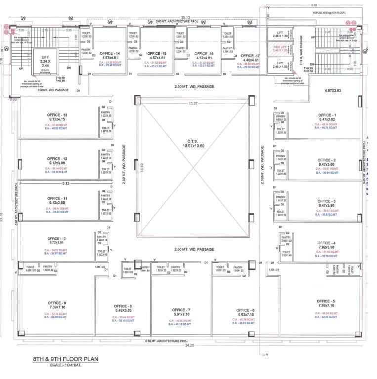 zircon arena A Cluster Plan For 8th & 9th Floor