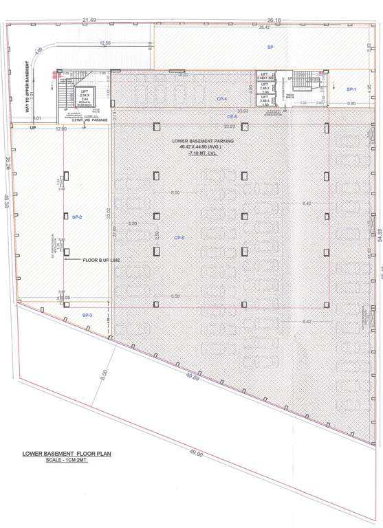  zircon arena A Lower Basement Cluster Plan