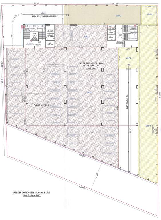  zircon arena A Upper Basement Cluster Plan