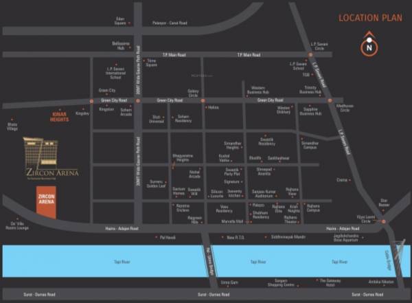  zircon-arena Location Plan