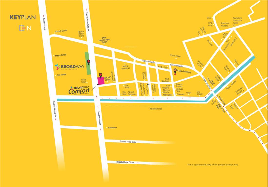  broadway comfort Location Plan