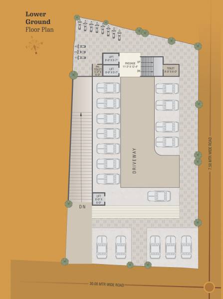  madhus-icon Madhus Icon Lower Ground Floor Cluster Plan