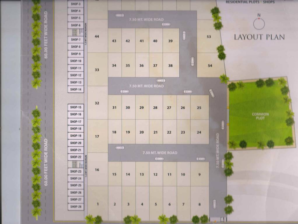  rang village Layout Plan