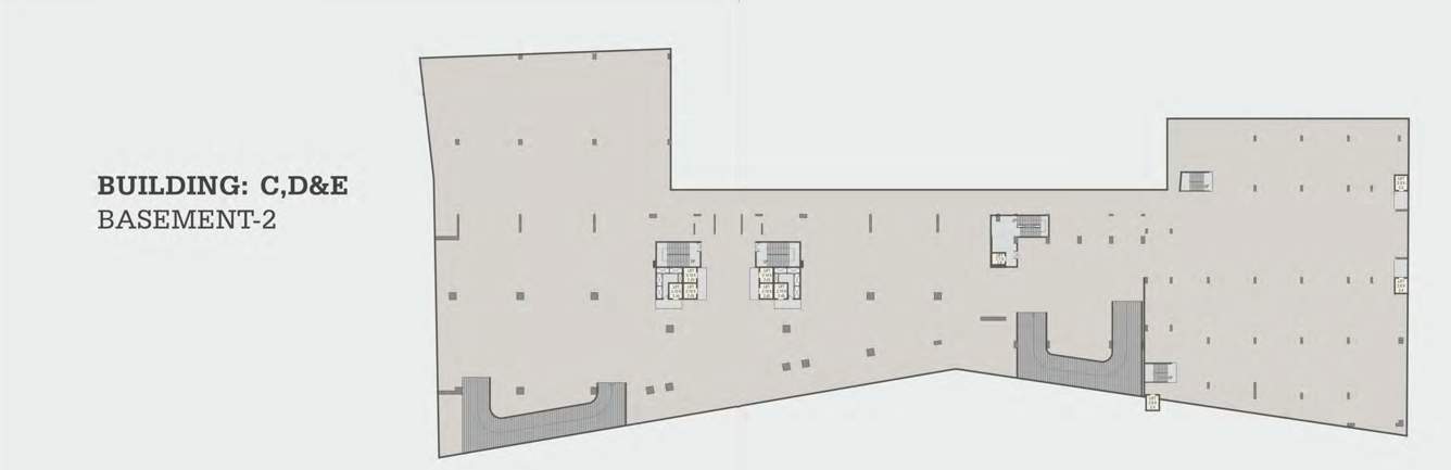  corporate park C+D+E Arena Basement 2 Floor Cluster Plan