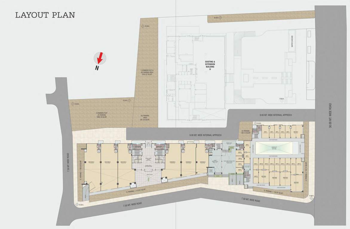  corporate park Layout Plan