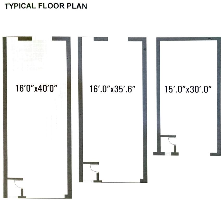  ashudev industrial park Block A, B, C Typical Cluster Plan