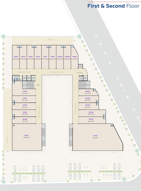  the newyork empire The Newyork Empire Cluster Plan For 1st & 2nd Floor