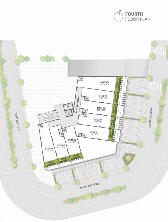  kabir shilp A Cluster Plan For 4th Floor